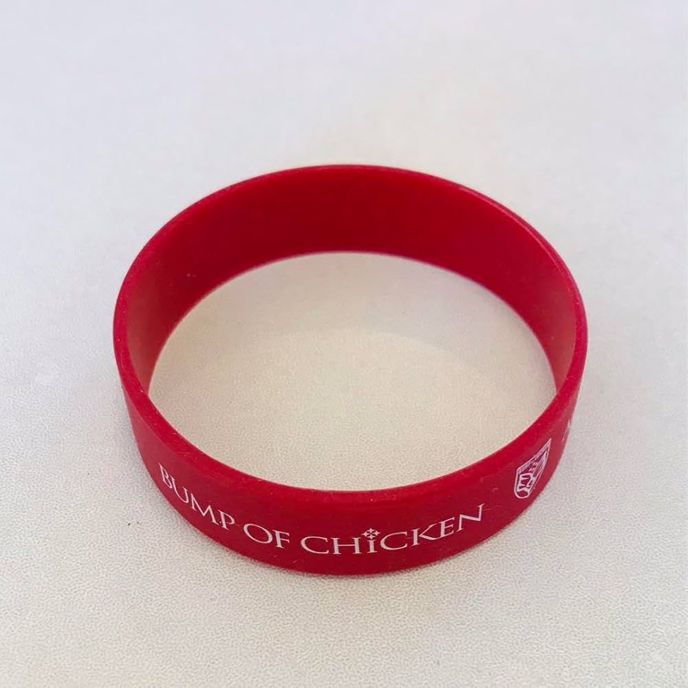 Amazon.co.jp: BUMP OF CHICKEN ラバーバンド ラババン レッド